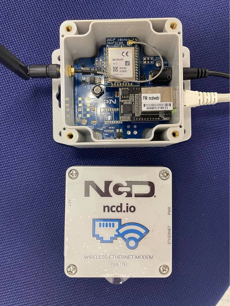 Config NCD IO Wireless Ethernet Modem PR55-17B - General Discussion ...